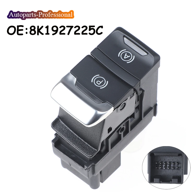 Bouton Frein à Main électronique Compatible Audi A4 B8, A5, Q5, S5 - Référence 8K1927225C - Remplacement Direct Sans Modification - 9