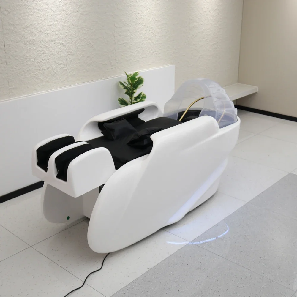 Electric Massage Shampoo Bed Wash Hair Product Professional Steamer Shampoo Washing Massage Chair 5