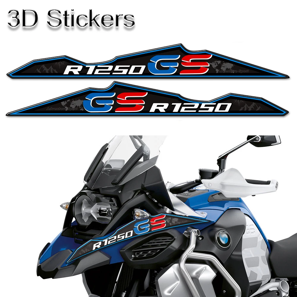 R 1250 GS GSA Motorcycle Stickers For BMW R1250GS 1250 HP Panel Fairing Fender Extension Wheel Extender ADV Adventure 2019 2020 motorcycle front mudguard fender rear extender extension