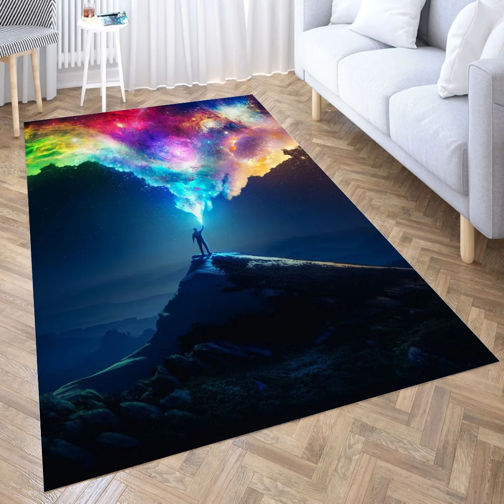 Colors of Space Carpet in The Living Room Bath Mat Decora Door In Bedroom Mats Rugs |