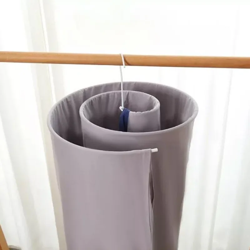Round Spirals Sheet Hanger Quilt Sheet Sheet Hangers Multi-Functional Balcony Rotating Spirals Drying Rack For Clothes Towel 2