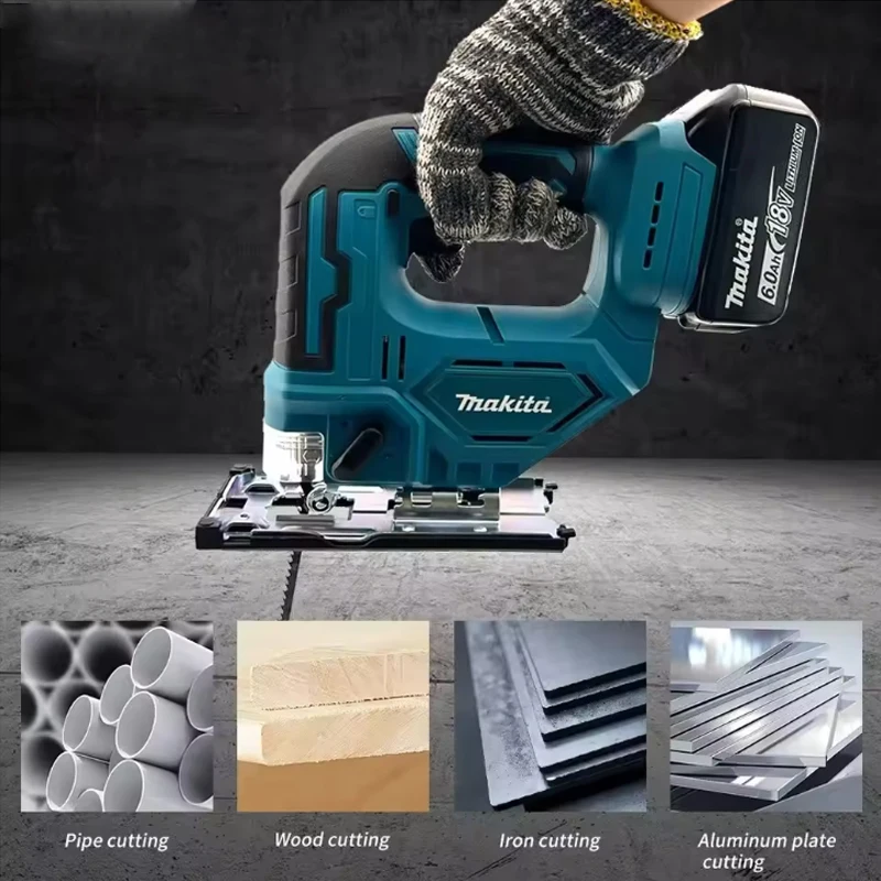DJV182Z 340W Brushless Cordless Jigsaw Electric Jig Saw with Barrel Handle Porta