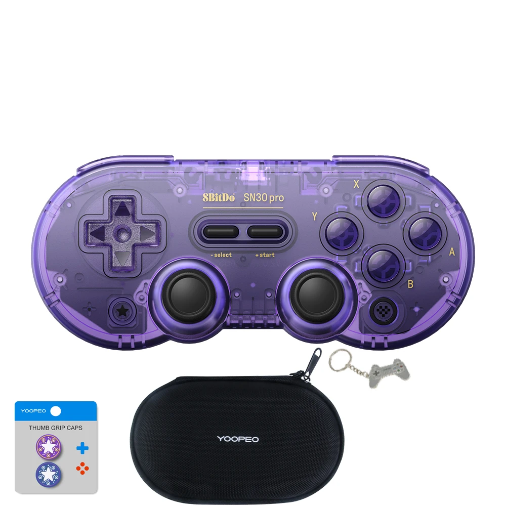 8Bitdo SN30 Pro 無線 コントローラー　2個セット 8Bitdo Pro 2 SN30 Pro SF30 Pro Bluetoothゲームパッド