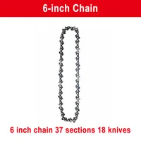 Chainsaw Chain 6 Inches Chain Rechargeable Saw Mini Electric Chainsaw Cordless Saw Carpentry Gardening Tools Electric Wood Saw 2
