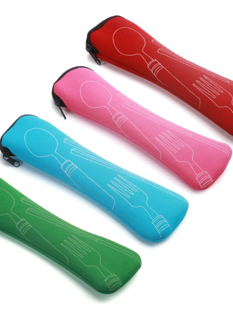 Cutlery set Portable tableware bag Dinner set Travel packaging storage box Dinnerware Picnic fork spoon