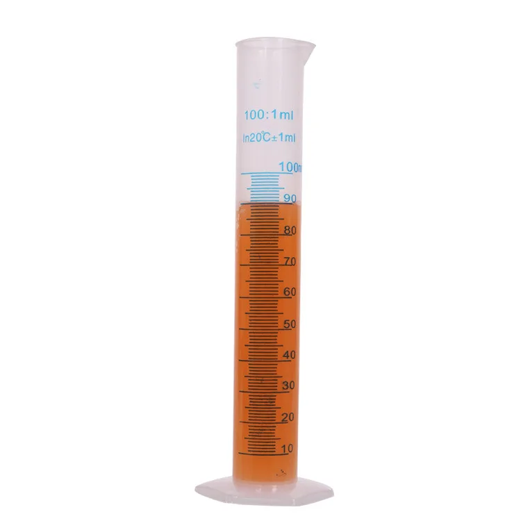 1000ml plastic measuring cylinder Laboratory supplies blue line measuring cylinder