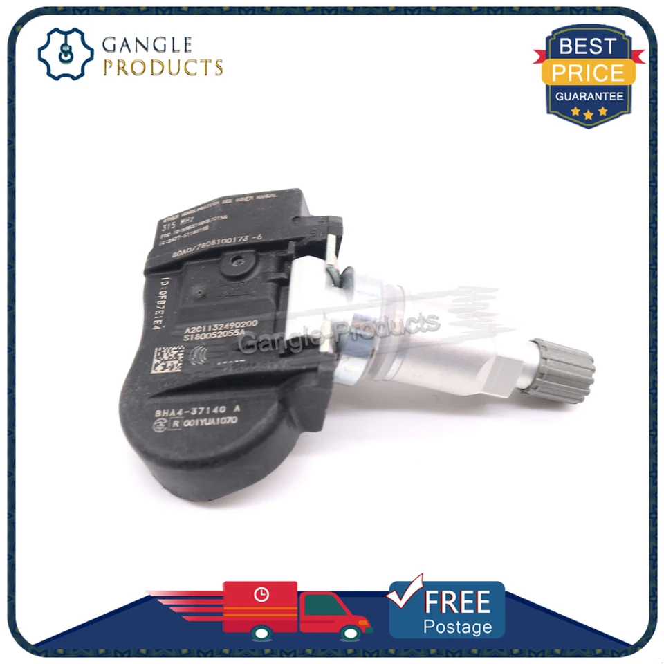 Set Of 4 Tire Pressure Sensors (TPMS) For Mazda 2 3 5 6 CX7 CX9 RX8 - GN3A-37140 315MHz