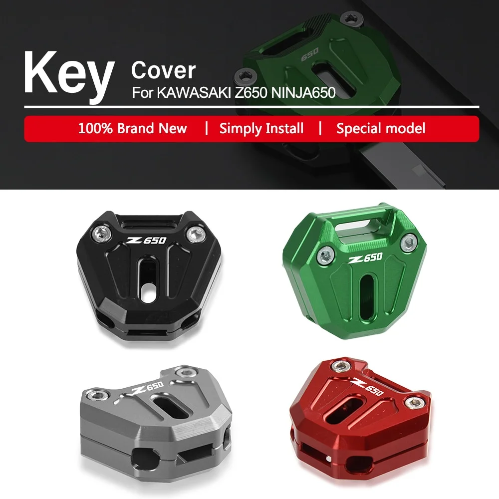 

Motorcycle Key Case Keychain Cover Shell FOR KAWASAKI Z650 NINJA650 2018 2019 2020 2021 2022 2023 Key Cover Cap Keys Case Shell