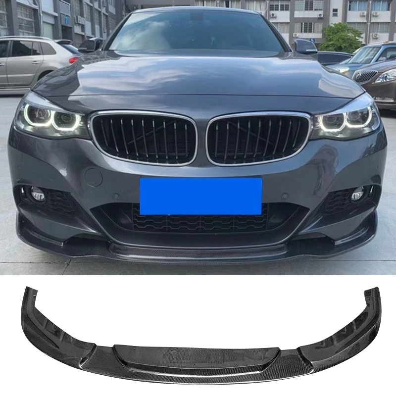 F34 GT HM 스타일 카본 파이버 프론트 립 프론트 스플리터 프론트 범퍼 립 (3 시리즈 F34 GT 용)