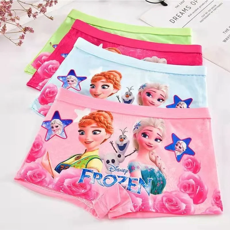 2pcs Disney Elsa Kids Girls Underwear Anna Princess Cartoon Modal Cute