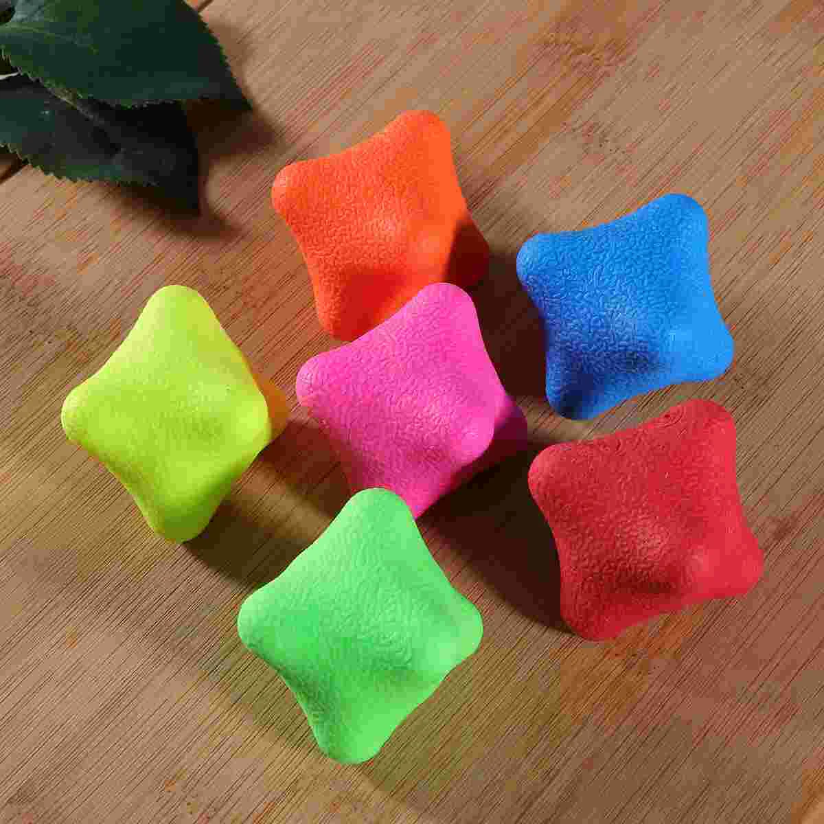 

6 PCS Agility Reaction Reflex Ball Bouncing Ball Baseball Tennis Badminton Reaction Training Ball Exercise Fitness Ball