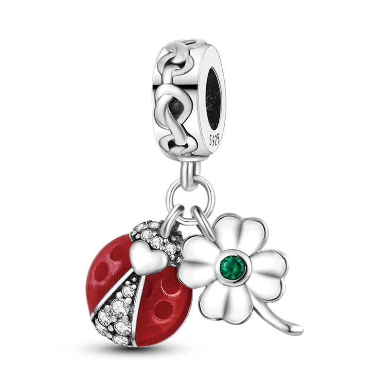 925 Sterling Silver Charm for Pandora Bracelets The Grinch Christmas Dangle Charms Women Bracelet Charm, Women's, Size: One size, Grey Type