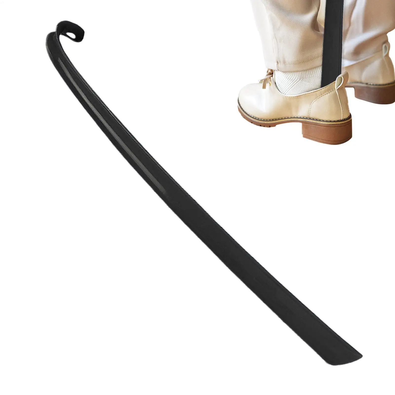 Lange Schuhlöffel Dressing Stick Sockenentferner Aid Helper Lazy Wear Helper Boot Lifter Schuhlöffel Zubehör für Senioren Männer Frauen – Detail 7