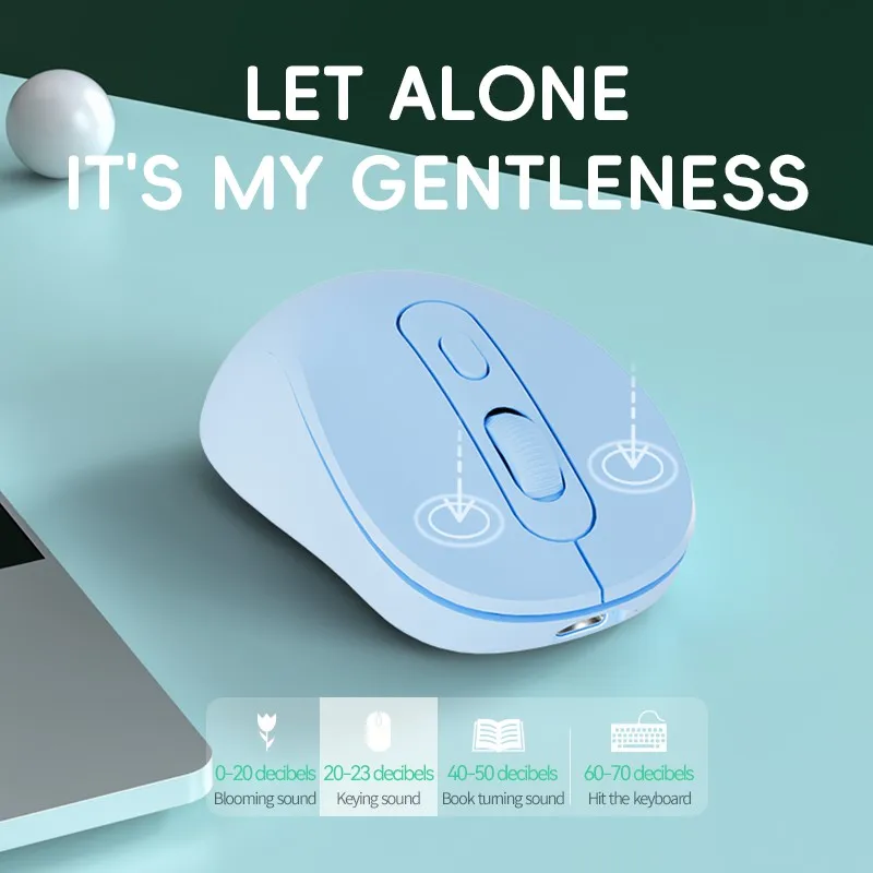 Wireless Bluetooth Mouse For Huawei Samsung Office Laptop