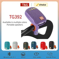 Outdoor Bicycle TG392 Bluetooth caixa de som Portable Wireless Sound Box TWS Handlebar Speaker Waterproof Subwoofer For Scooter