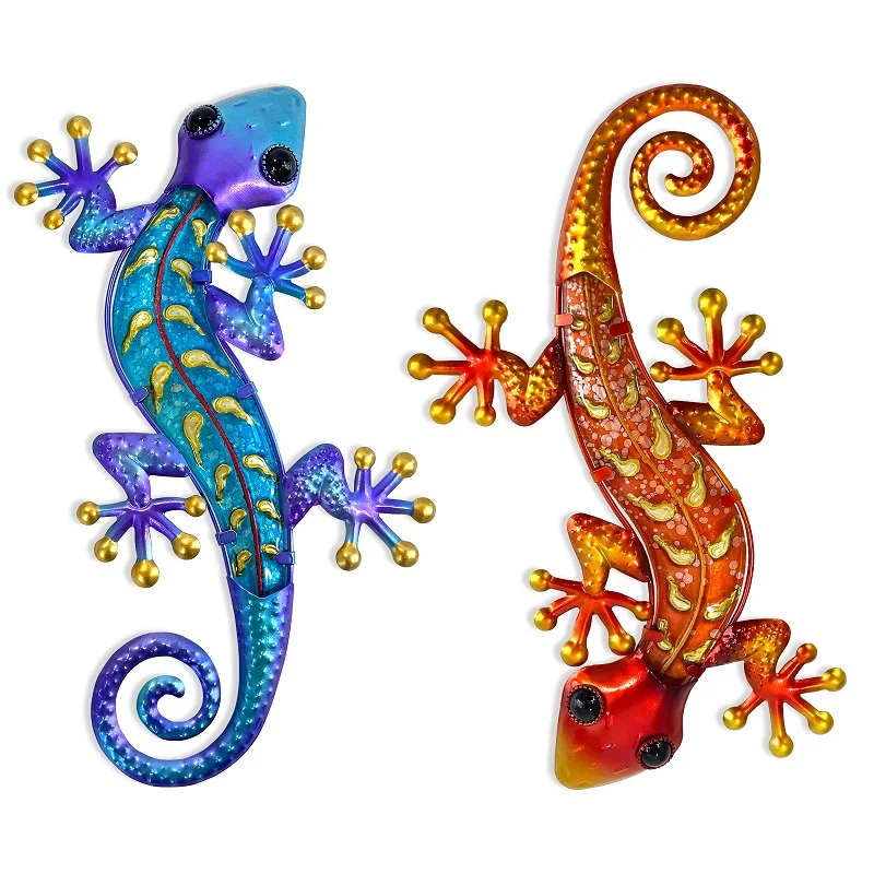 Figura Articulada De Lagarto Impresa En 3D – Gecko De Escritorio, Juguete Fidget Y Decoración, 14 Cm