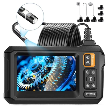 4.3IPS Screen Endoscope Camera HD 1080P Car Inspection Borescope with 8LEDS IP67 Waterproof Snake Camera for Checking Car Sewer 1