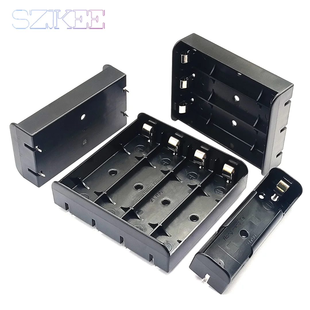 Cikiki 21700 Akku-Box – PC+ABS, Feuerfest, 83x23,8x21,8 Mm, Mit Vernickelten Kontakten – Für Wiederaufladbare 21700 Zellen