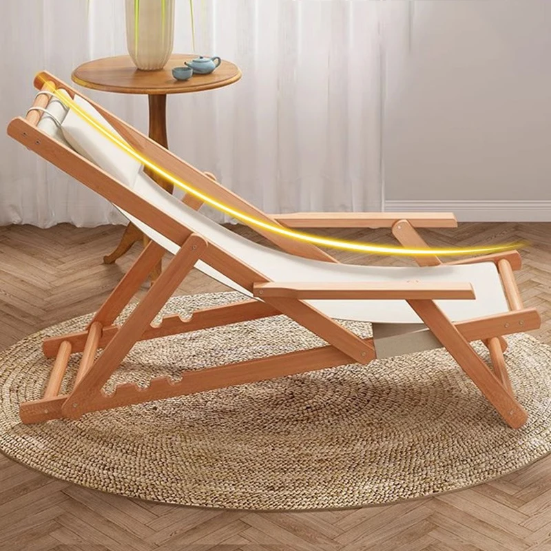 

Wood Unique Recliner Designer Creative Office Minimalist Outdoor Rocking Chair Lounge Floor Arredamento Living Room Furniture
