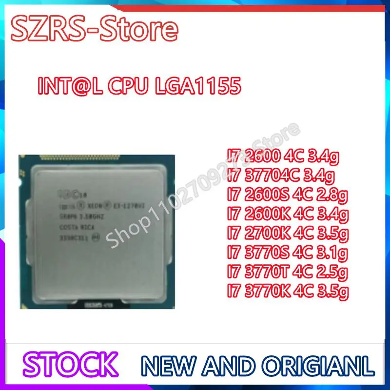 

Int @ l I7 2600 3770 2600S 2600K 2700K 3770S 3770T 3770K
