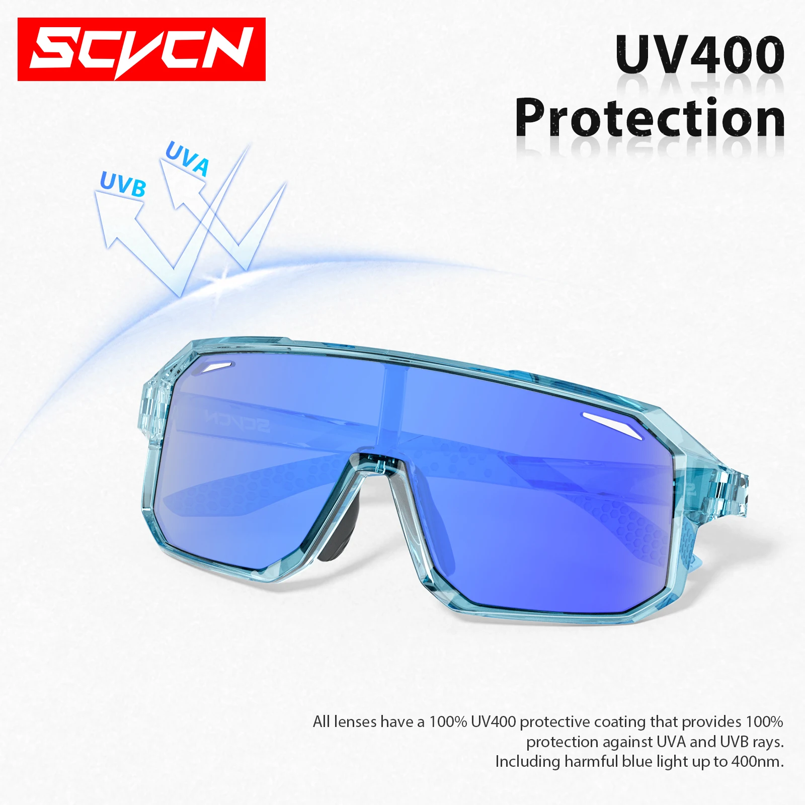 Cycling sunglasses SCVCN Kids Children UV400 Bike Eyewear Girls MTB Camping Fishing Outdoor Sports Accessories