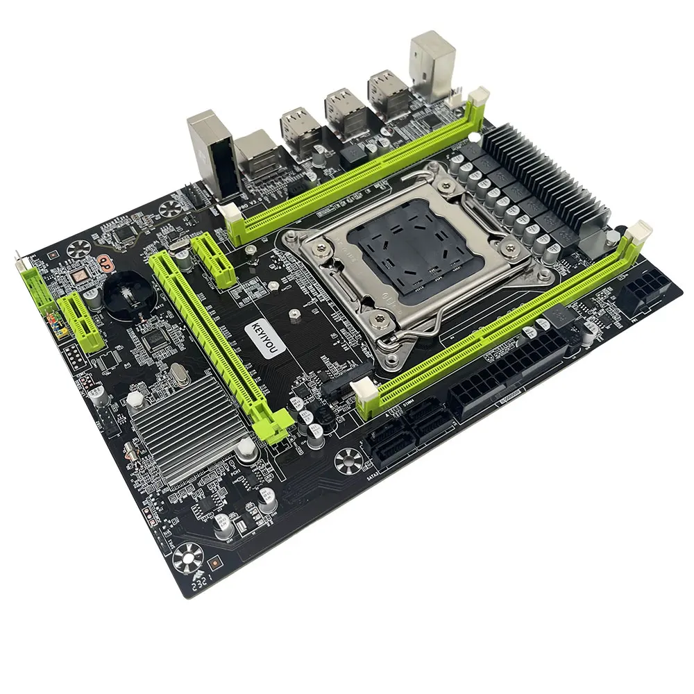 X79 마더보드 Xombo 키트 세트, LGA 2011 Xeon E5 2665 CPU DDR3 32GB (2PCs * 16GB) 1600MHz 메모리 E5 2665 컴퓨터 마더보드