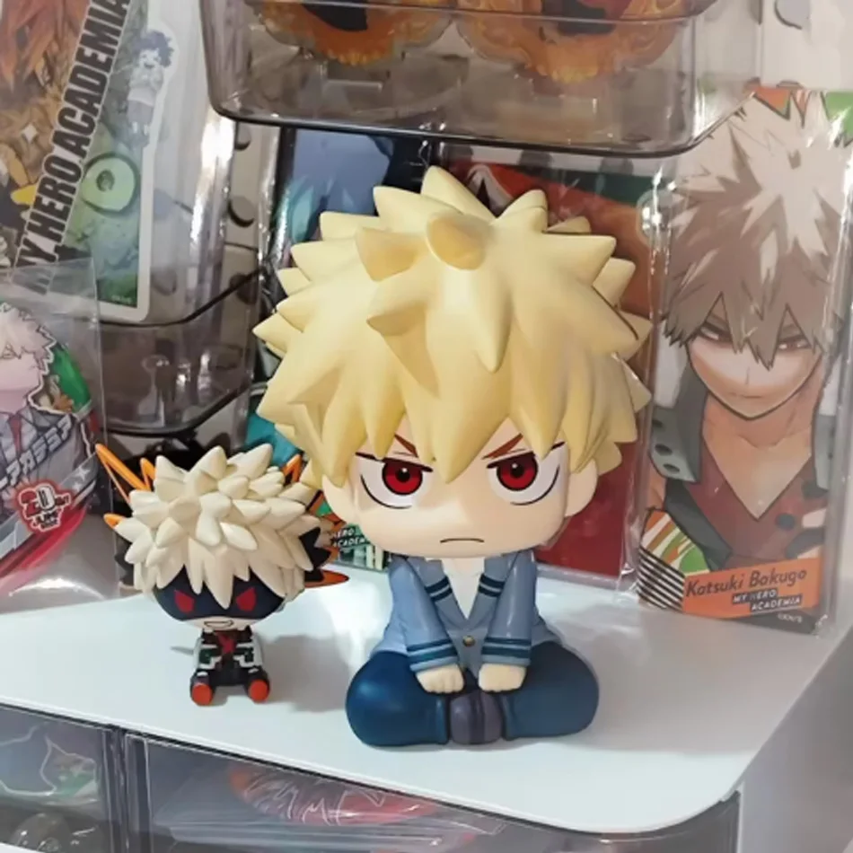 My Hero Academia Figura Action Figure Todoroki Shoto Bakugou Katsuki Midoriya Izuku Collezione PVC 10cm Regalo Bambini