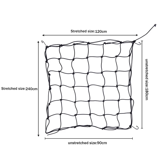 Rugalmas Háló, Eltávolítható Horgos Tartófelszereléssel Préselt Ág Nettó Tartó Növények Nyújtható Kerti Kerítéshez - Image 6