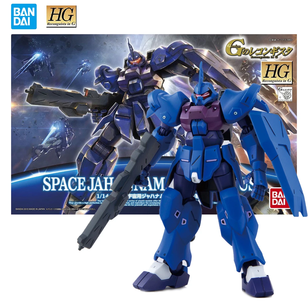 

Bandai оригинальный Gundam HG 1/144 Space Jahannam Klim фотоальбом, коллекционные фигурки, игрушки для мальчиков