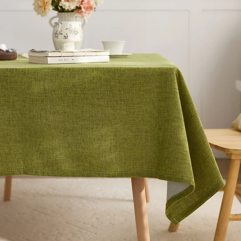 100% Flax Linen Tablecloth Home Decoration Tablecloth Wedding Decoration Popular in 2025 Tablecloth