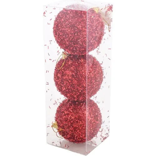 Euro Flora Christmas Pine Ornament Ball 7,5 Cm 3'Serai Pk