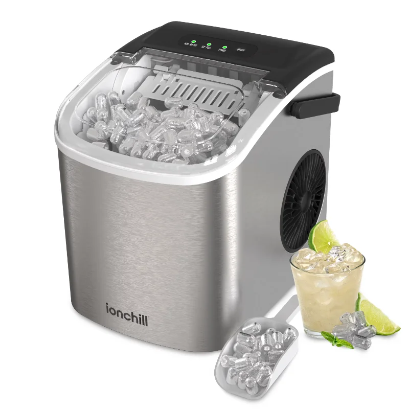 ArcticBreeze Quick Chill: 9-Minute Bullet Ice Maker (26lbs/24hrs) - Hearth  Bloom