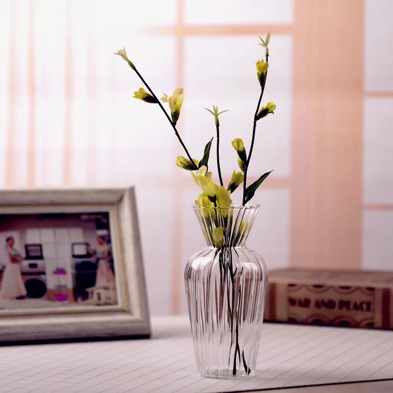 Glass Flower Vase Ins Flower Bottle Transparent Hydroponic Vase Glass Bottle for Flowers Desktop Decoration אגרטל זכוכית Nordic 3