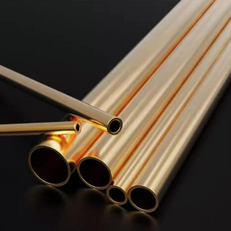 1Pcs Length 500mm H62 Brass Tube Capillary Tube OD 2.5/3/3.5/4/4.5/5/5.5mm Wall Thickness 0.2mm-1.5mm