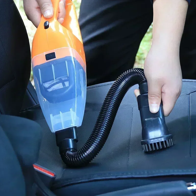 Car Hoover Strong Suction Small Air Duster Dry Wet Dual Use Dust Cleaner with 5M Cable Powerful for Vehicle Home Cleaning Amagi