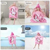 0-5Years Baby Cartoon Bath Child Kid Hooded Cloak Bathrobe Towel Cotton Beach Towel Baby Children Cartoon Bath Towel Robes 5
