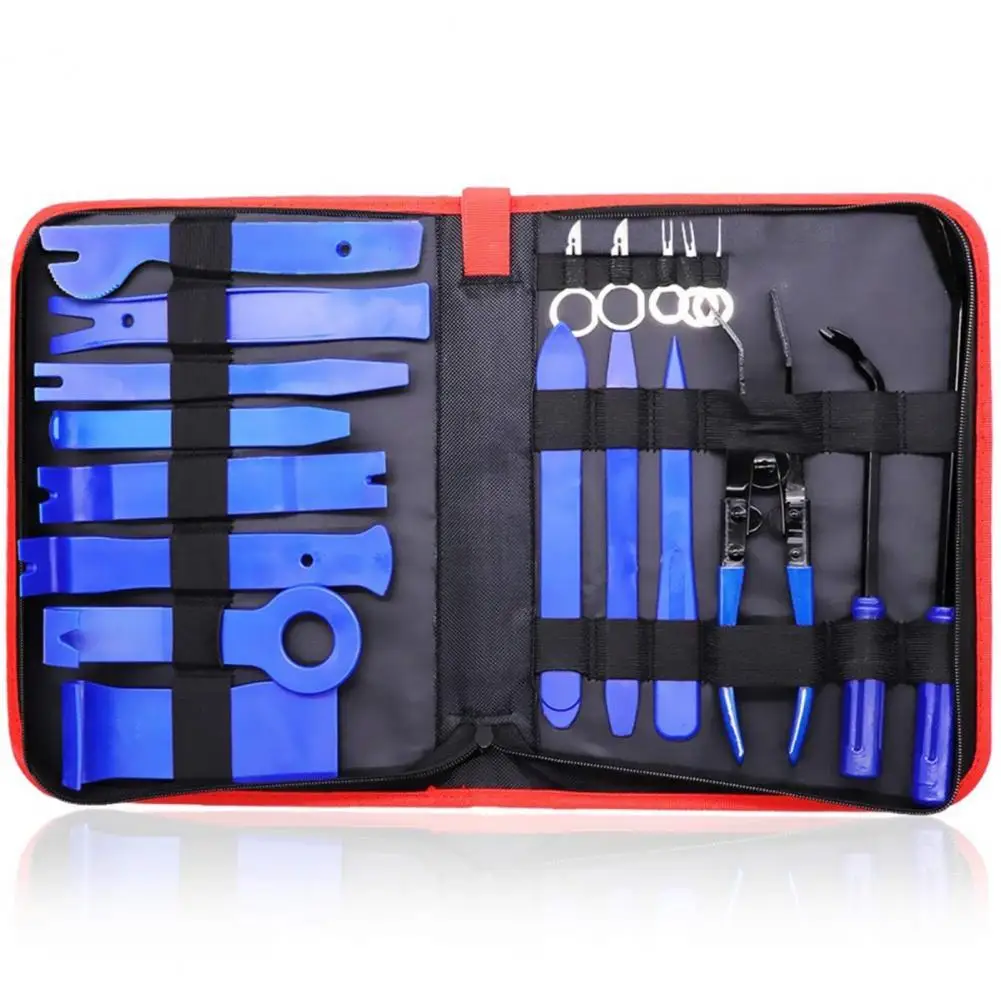 

19Pcs/Set Practical Car Panel Trim DVD Stereo Speaker Refit Kits Auto Trim Removal Tool 2 Colors Audio Repair