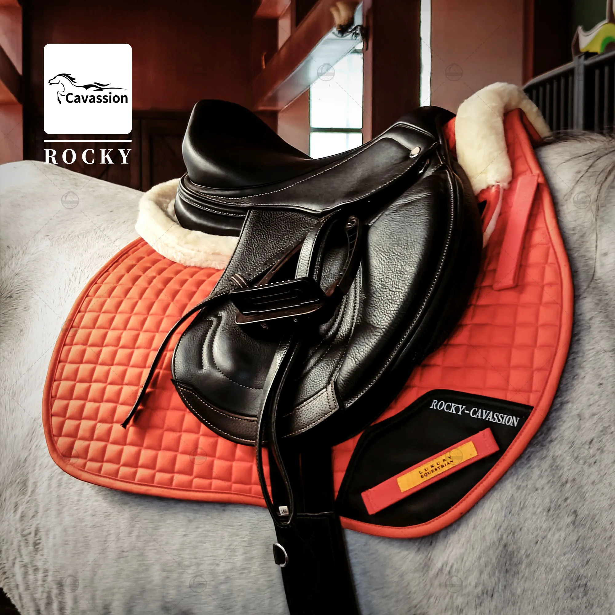 only Cavassion ear cover equestrian equipments horse riding equine tools you can choose saddle pad lead rope leg bandage halter