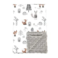 Winter Baby Swaddle Blanket Swaddling Soft DouDou Velvet Blanket Photography Accessories Bedding for Newborn Baby Items 1