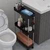 Push Trolley Shelf Floor Multi-layer Bathroom Bathroom Crevice Living Room Storage Trolley Kitchen Crevice Shelf 2