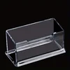 2psc Fashion acrylic desktop card holder Creative organizer, office desktop accessories, stationery travel organizer 3