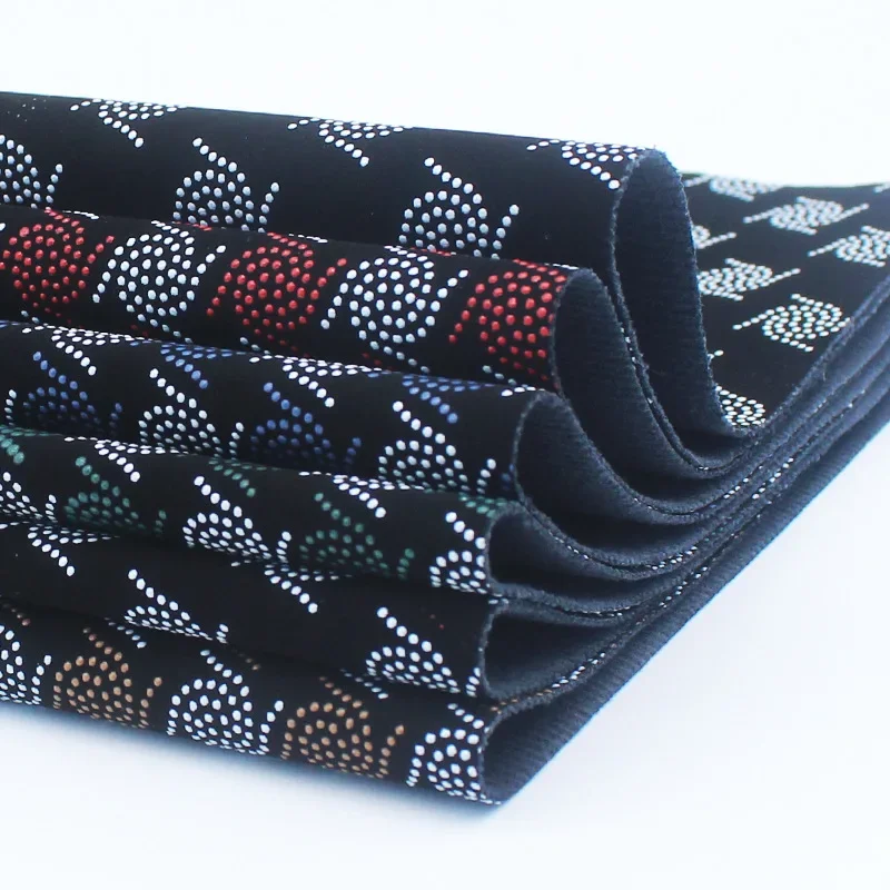 New Spiral Patterned PU Leather Cotton Velvet Bottom Leather Drop Plastic Cowhide Bag Material Shoe Clothing Fabric