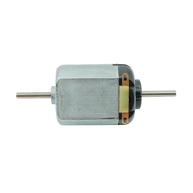 FC-130SA 미니 130 듀얼 샤프트 고속 25000RPM DC 모터 3V-6V 전압 호환 DIY 취미용 장난감 자동차 보트 기차용