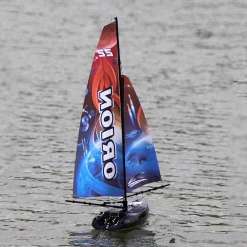RC Sailing Ship Orion V2 RTR Sailboat 2.4GHz 2 Channel ABS Boat Model Yacht 8803V2 2