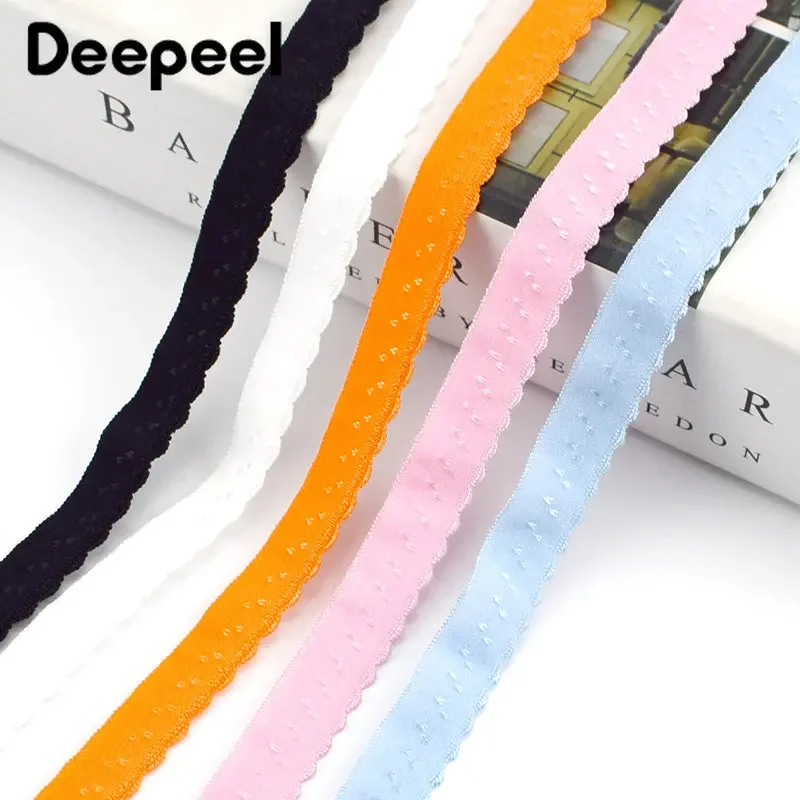 22-45Meters-11mm-Elastic-Band-Stretchy-Lace-Trim-Rubber-Ribbon ...