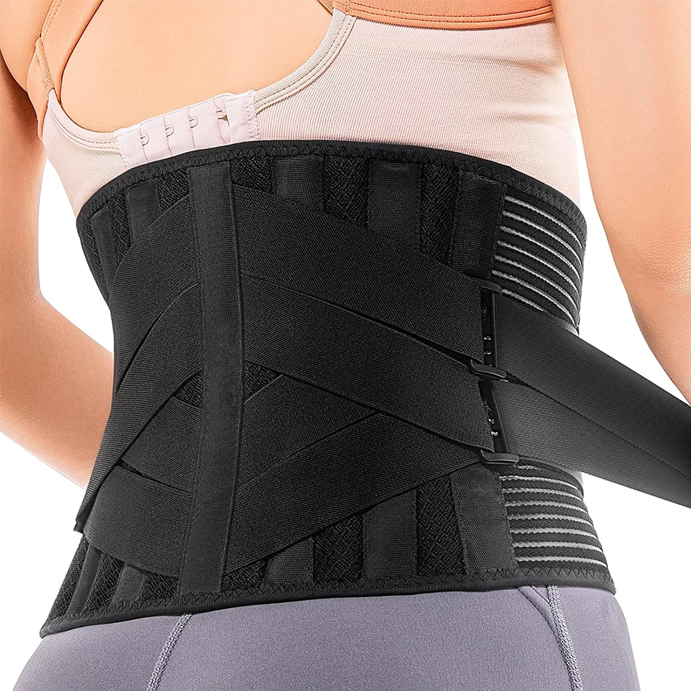 Double Pull Back Lumbar Support Belt Waist Orthopedic Corset Men Women Spine  Decompression Waist Trainer Brace Back Pain Relief - AliExpress