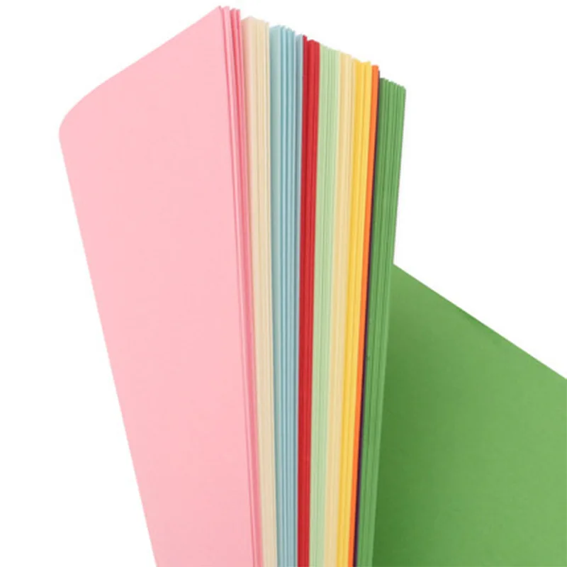 70 Grams A4 Color Copy Paper 100 Sheets/pack 0.1mm Inkjet Laser Printing Manual DIY Office Card Paper