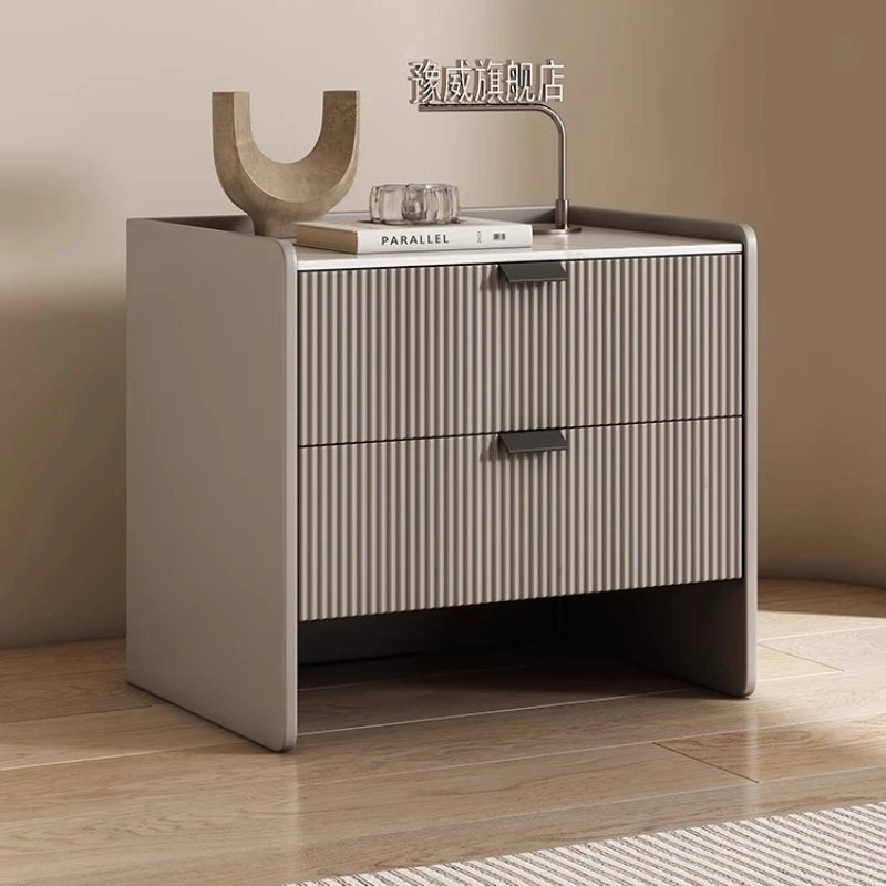 Nightstand Cheap Bedside Table Room Narrow Coffee Tables Living Auxiliary Open Cabinets Floating Sofa Side Nachttisch Bed Wood