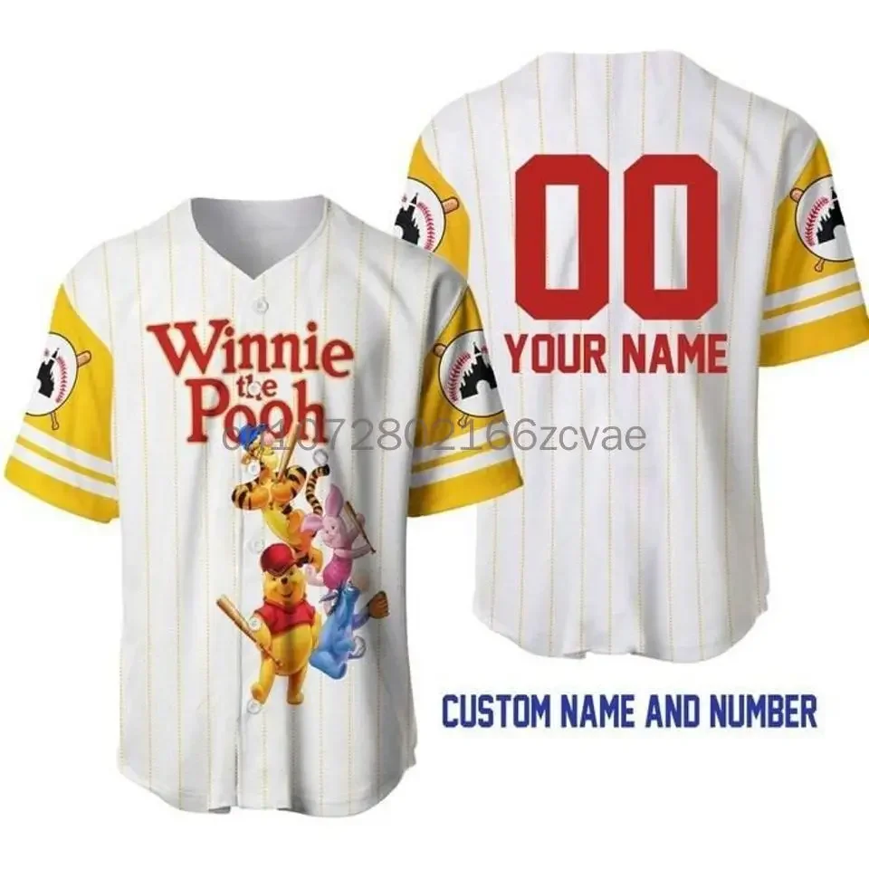 

Winnie the Pooh Eeyore Baseball Jersey Mickey And Friends Baseball Season Outfit For Baseball Fans Disney Baseball Jersey