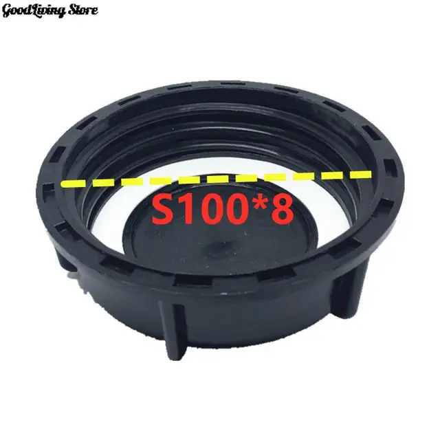 1 Pc 100*8 Mm -Es Műanyag Szelep Fedél Fekete -Fehér Sapka Az Ibc Tonna Hordó Tartályszelep Szivárgásálló Porfedele Ton Tartozékok - Image 3